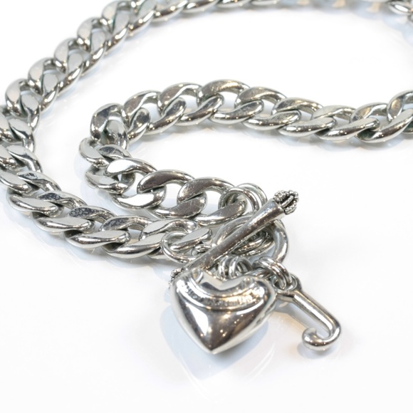 Juicy Couture Jewelry - Juicy Couture Starter Necklace Silver Tone